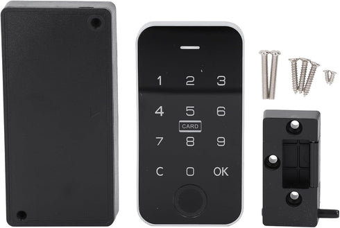 Fingerprint Password Cabinet Lock Digital Touch Keypad Electronic Cabinet Lock Quick Response for Wardrobe Bedside