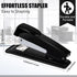 Yahenda 18 Pieces Black Staplers Bulk with Staples, 20 Sheet Capacity for Office and School