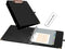 Ospelelf Mini 3 Ring Binder, 1 Inch, Cute Binder for 5.5" x 8.5", with 5 Tab Dividers, Black