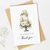 50 Pack 10 4x6In Wedding Thank You Cards with Envelope, Designs Notes Bulk Wedding Gift Card, Mr & Mrs Thank You Cards