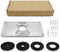 Router Trimmer Woodworking Tool - Aluminium Alloy Router Table Insert Plate for Bench Trimming