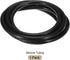 10ft Black Silicone Tubing 9.5mm(3/8") ID x 14.3mm(9/16") OD, Pure Silicone Hoses for Pump Siphoning, Draining, Brewing