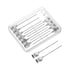 12pcs 18Gauge Stainless Steel Dispensing Needles, 1 1/2" Blunt Tips Luer Lock for Thick Liquids, Ink, Glue