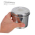 ELAYARD Stainless Steel Storage Jar for Dressings Gauze Premium Unguent Holder Canister for Salons for Items