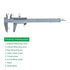 Vernier Caliper 6 Inch, Non-Digital Measuring Tool, 0-6 Inch/0-150mm, 0.001 Inch/0.02mm High Precision Caliper