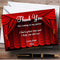 The Card Zoo Red Theatre Curtains Stage Personalized Party Thank You Cards