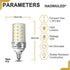E12 LED Bulb 10W LED Corn Light Bulb 100W Equivalent 4000K Natural White 1000LM Non-dimmable Ceiling Fan LED Corn Bulb Indoor Home Corn Lights Pack of 5 by HAONIULED