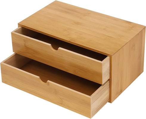 DDBESSIC 2 Desk Organizer Office Desktop Organizer with Drawer, Desk Top Accessories Stationary Organizer Desk Caddy