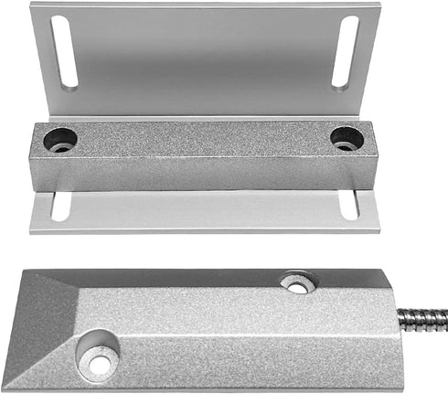 GAGALOR 3 NO&NC Wires Magnetic Garage Door Contacts Heavy Duty Alarm Switch Sensor for Roller Shutter with Adjustable