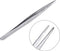 Long Forceps Tweezers, Precision Curved Science Surgical Tongs, Serrated Bent Tweezers with Knurled Handles (1PCS)