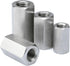 5PCS M6 X 1-Pitch 10mm Length 304 Stainless Steel Metric Hex Coupling Nut