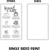 Lashicorn 50pk 2x3.5 Packaging Bread Care Instruction Cards | Sourdough Storage Bakery Baker Client Cinnamon Roll