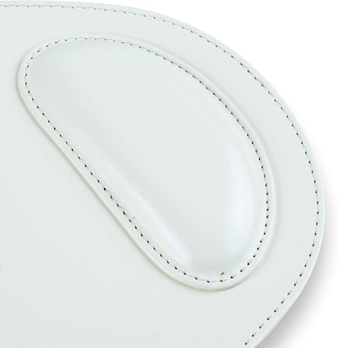 Londo Leather Oval Mousepad with Wrist Rest by Londo