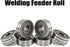 MIG MAG Welding Wire Drive Wheel Feed Roller, 0.6mm 0.8mm 1.0mm Knurl K Groove for Welding Machine