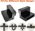 ZEKOO Steel Stopper Limit Device for Sliding Barn Door Hardware Track Roller Stop Kit Accessories