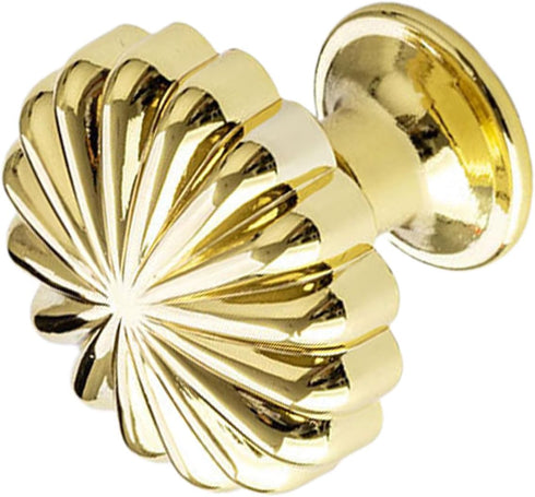 Zeizafa Furniture Decor Handles Modern Zinc Alloy Dresser Knob Pumpkin Pattern Bedside Cabinet Pull Installation Easy