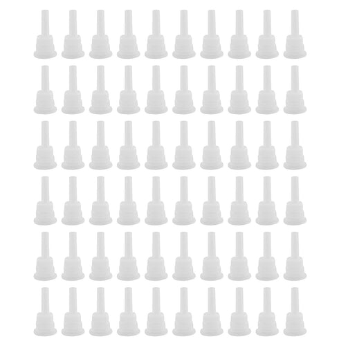 JCBIZ 60PCS Essential Oil Bottle Anti Theft Long Dropper Plugs Size 0.6MM Hole