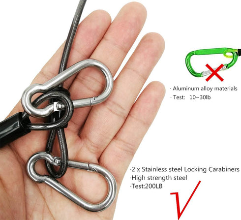 Fishing Rod Lanyard for Trolling, 10ft-150LB Saltwater Rod Reel Safety Tether, Retractable Fishing Tool