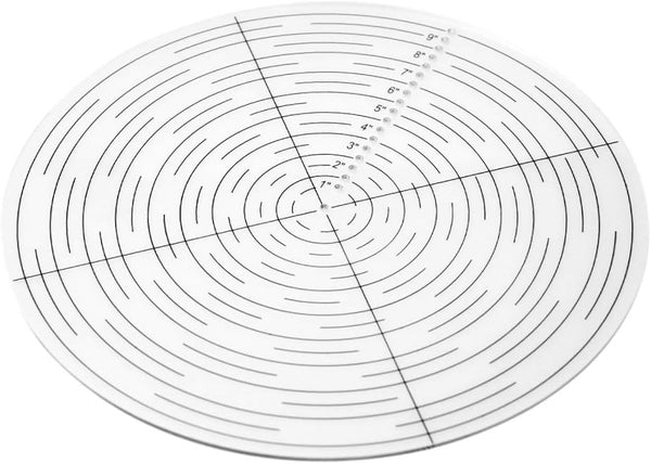 POWERTEC 10" Round Center Finder Tool Compass for Irregular Shapes, Measuring Tools for Woodworking