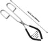 3 PCS 10.2 Inches Beaker Tongs with Black Rubber Coated Ends, Chrome Plated Steel Surface, Flask Pliers Clamping Tools for 50-2000mL Capacity Beaker by SHEUTSAN