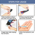HKS 50 PCS Ring Terminals #8 Blue 16-14 AWG, Electrical Connectors, Heat Shrink Wire Connector Kit, Automotive Marine
