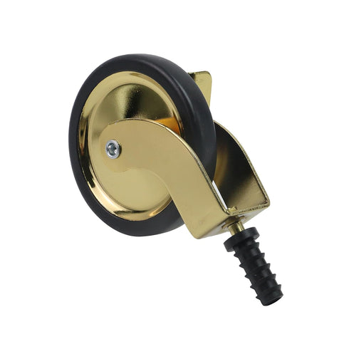 3 Inch Vintage Antique Swivel Caster Wheels with Brake Function, 4Pcs Moving Caster Wheels for Office Furniture