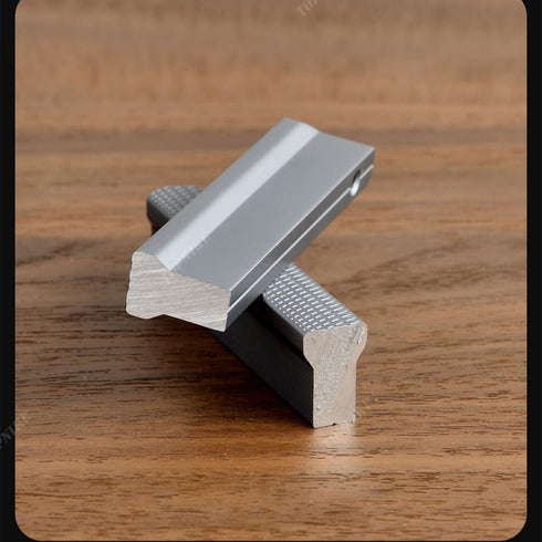 VENEST 2 Pack 416mm) Embossed Furniture Handles Gray Cupboard Handles Solid Bedside Table Handles Aluminum Alloy Drawer