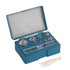 Calibration Weights Kit Set 17Pcs Total 211.1g with Storage Box and Tweezers for Digital Scale