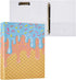 Aslsiy Kids 3 Ring Binder 1.5 Inch Light Salmon Light Sky Blue Ice