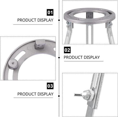 Laboratory Liftable Tripod for Chemistry Heating Support Stand, Adjustable Lamp Holder for Education
