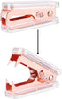 Desk Accessory Kit, Acrylic Stapler Set, Tape Dispenser, Staple Remover with 1000pcs 26/6 Staples, Rose Gold