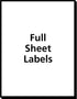 Avery Full-Sheet Shipping Labels, 8.5" x 11", White, 25 Blank Customizable Stickers for Mailing, Shipping, Organizing