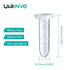 2ml Sterile Microcentrifuge Tubes - Pack of 500 with Safe-Lock Cap, Round Bottom Centrifuge Tubes
