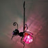 Honeybee Solar Lantern Garden Decor, LED Hanging Solar Dragonfly Decoration, Patio Yard Butterfly Sculptures,