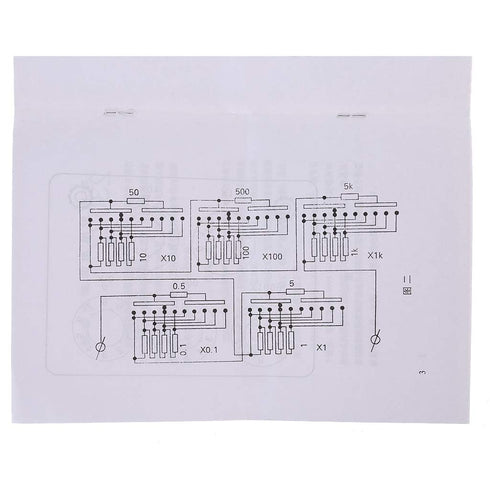 0-9999.9 Ohm Variable Resistance Box, Decade Resistor Experimental Equipment for Physical School Teaching