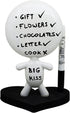 Dry Erase Board - TITTO in Love, Draw Your Ideas - Labor Day - Ceramic Doll - Black Office Design Desk Gift for