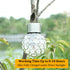 2 Pack Hanging Solar Light Outdoor, Waterproof Ball Shaped Night Light for Gardens, Patios
