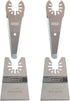 4 Pcs Oscillating Multi Tool Scraper Blades for Removing Paint, Caulk, Adhesive Sealant