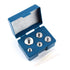 105g Total Scale Balance Calibration Weight Set, 5g 10g 20g*2 50g Chrome Steel Weights with Tweezers for Lab