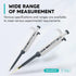 LAB FISH 2-10ml Capacity Laboratory Micropipette, High Accurate Single Channel Pipettor with 20pcs Tips Set