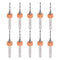 uxcell Micro PCB Drill Bit Set, 10pcs 1/8" Shank 1.45mm Solid Tungsten Carbide CNC Engraving Bits