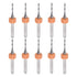 uxcell Micro PCB Drill Bit Set, 10pcs 1/8" Shank 1.45mm Solid Tungsten Carbide CNC Engraving Bits