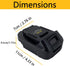 Makita to Dewalt Battery Adapter, Compatible with Makita 18v Lithium Battery, Convert to Dewalt 18v-20v Batteries
