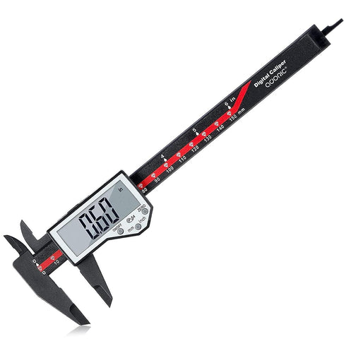 Digital Caliper, 0-6" Electronic Caliper with Auto-Off Feature, Large LCD Screen Vernier Caliper for Length, Depth,