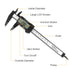 Digital Caliper, Sangabery 0-6 inches with Large LCD Screen, Auto-Off Feature, Measuring Tool for Household/DIY