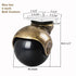 2-inch Set 4 360lbs, ENYKE Ball Caster Wheels, Casters for Furniture, Swivel Furniture Wheels of Antique Brass Top