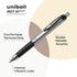 uniball 207 Impact Gel Pen, Retractable, Bold 1 mm, Black Ink, Black Barrel