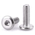 1/4-20 x 3/4" Hex Socket Head Cap Screws, 304 Stainless Steel, 25 PCS