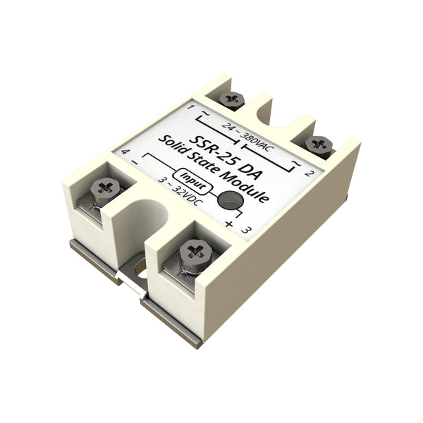 Solid State Relay 25DA SSR-25DA Input 3-32V DC to Output 24-380V AC 25A Single Phase