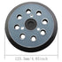 MDXing 5 inch 8 1.26inch Orbital Sander Replacement Pad dust Holes Three Screw Holes Spaced Throwing Disc Sticky Tray